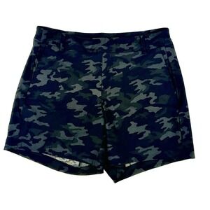 Spanx The Sunshine Shorts Black Camo Size M